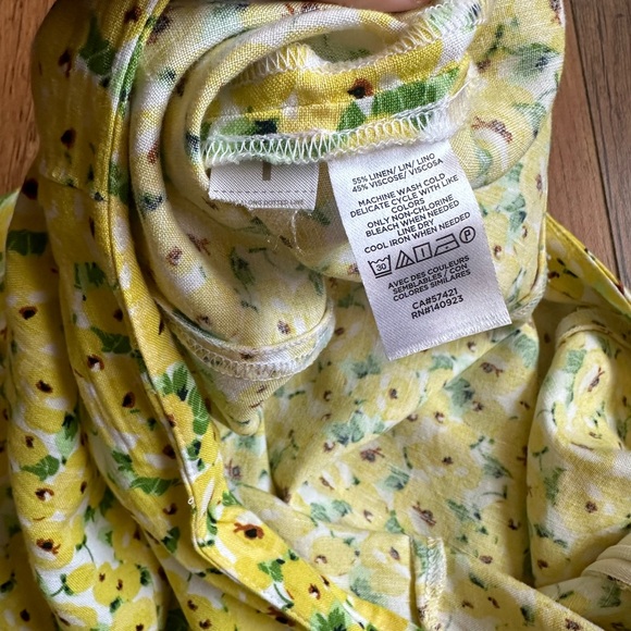 Yellow floral skirt - Picture 3 of 5